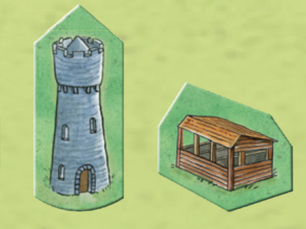 Bild zu Alle Brettspiele-Spiel Carcassonne: Die Häuser