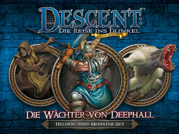 Bild zu Alle Brettspiele-Spiel Descent: Die Reise ins Dunkel - Zweite Edition - Wächter von Deephall: Helden- und Monster-Set