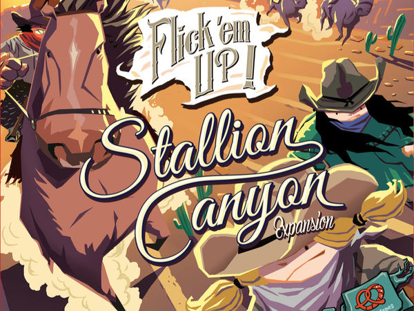 Bild zu Alle Brettspiele-Spiel Flick 'em Up! Stallion Canyon