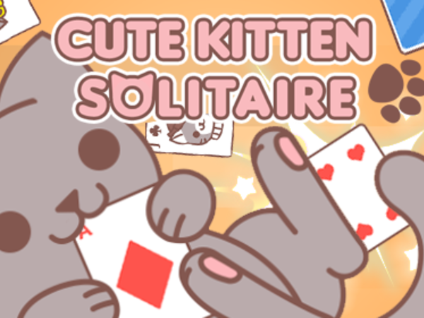 Bild zu Denken-Spiel Cute Kitten Solitaire