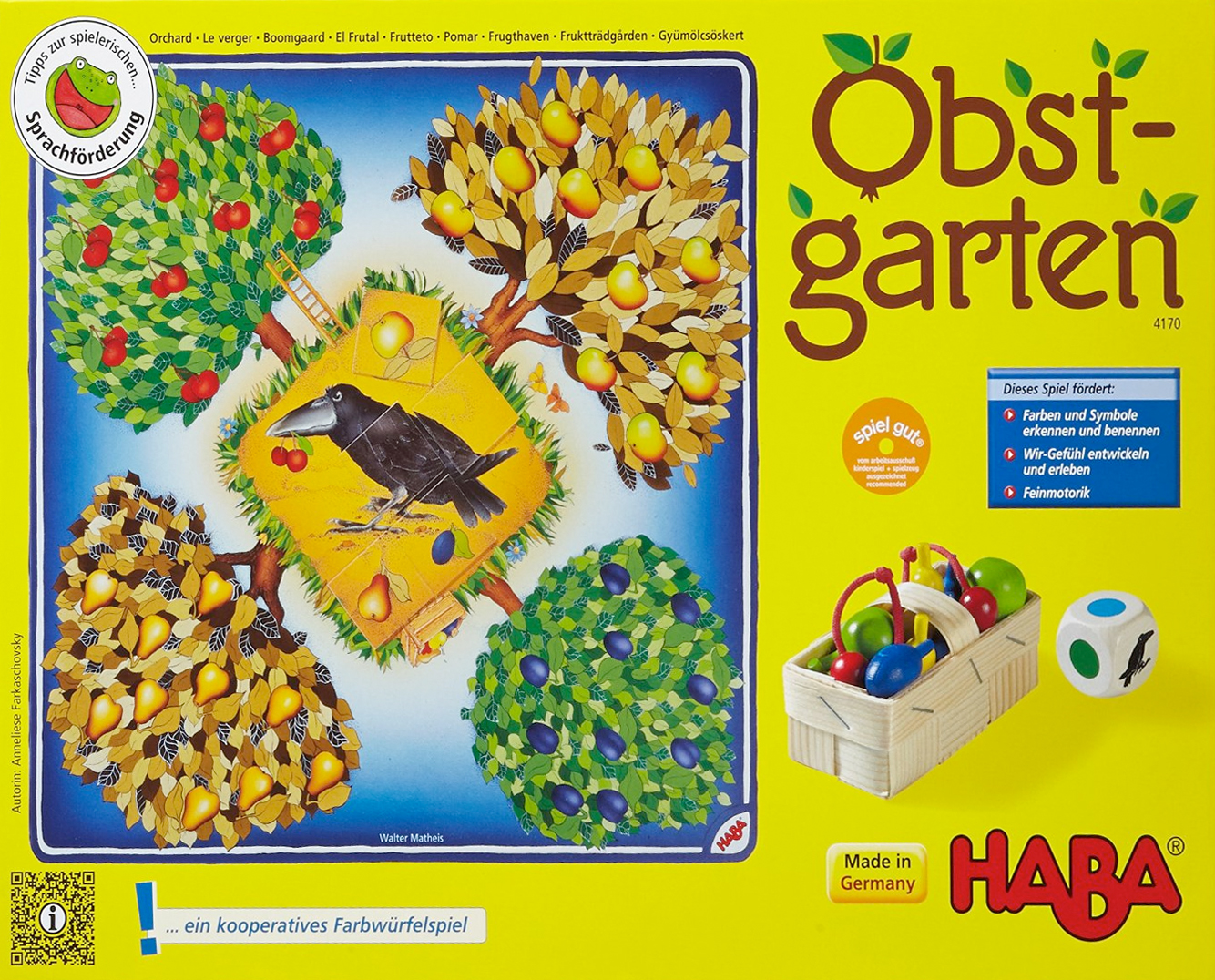 Kinderspiel Obstgarten