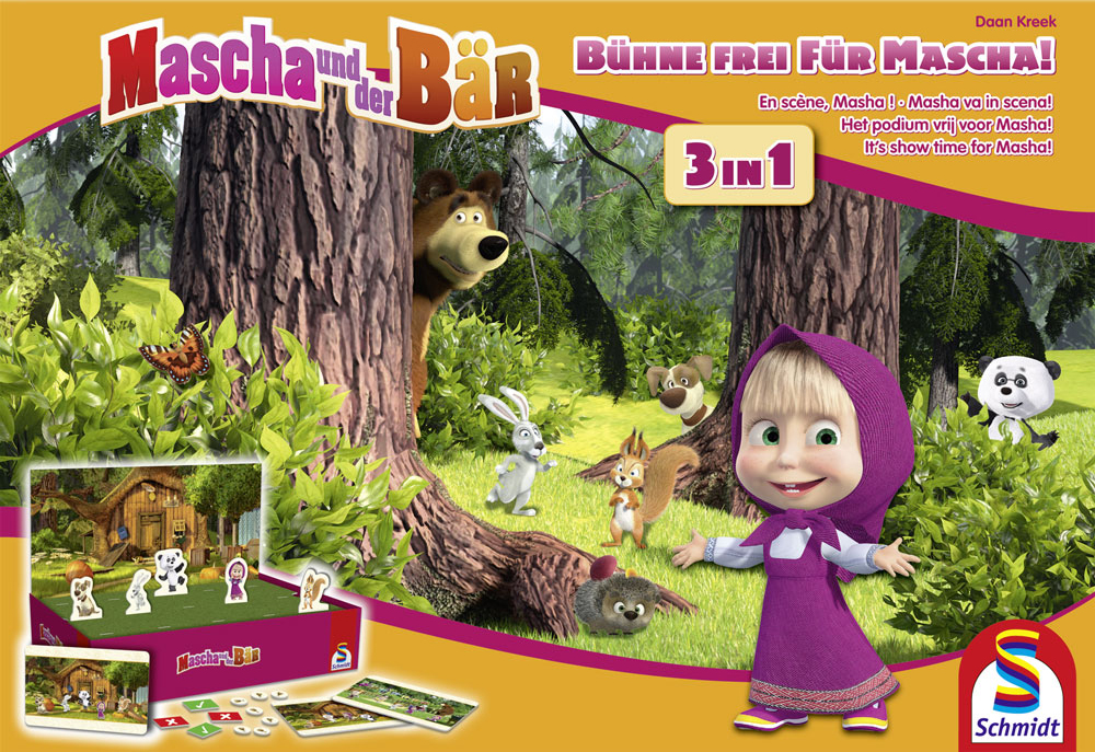 Mascha und der Bär, Spiel, Anleitung und Bewertung auf Frühjahrs